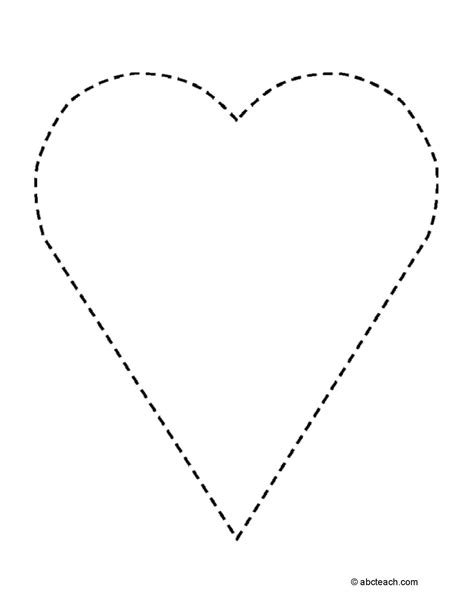 ️heart Tracing Worksheet Free Download