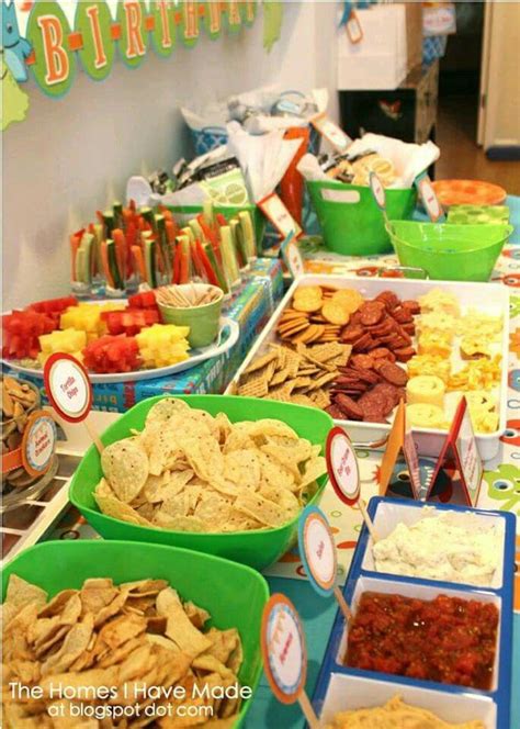 For more great party apps, try our new recipe finder. Mesa de botanas | Graduation Party Ideas | Party food buffet, Party finger foods, Party snacks