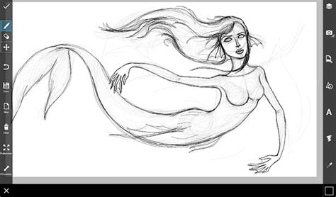 Step By Step Tutorial On How To Draw A Mermaid Create Discover With