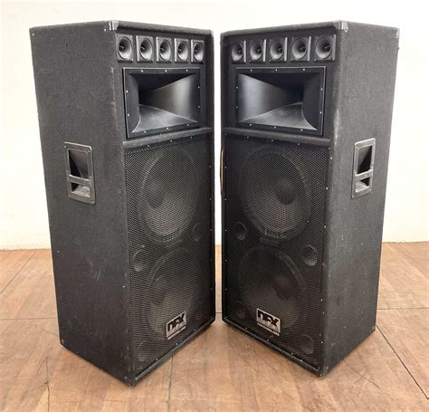 Sold Price Pair Dfx Professional Audio Speaker System April 6 0122