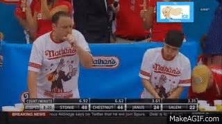 We've got indigestion just looking at joey chestnut's eating records (23 photos). Matt Stonie Upsets Joey Chestnut at 2015 Nathan's Hot Dog ...