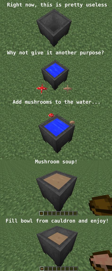 Suggestion A Better Use For Cauldrons Minecraft