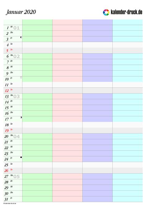 Hier kannst du dir schnell und kostenlos einen monatskalender erstellen. Kalender Zum Ausdrucken 2019 2020
