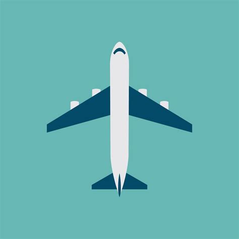 Airplane Fly Vector Isolated 15021459 Vector Art At Vecteezy