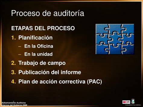 Ppt El Proceso De Auditoría Y La Estructura De Los Programas