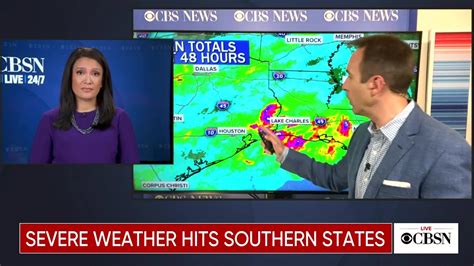 Severe Weather Expected To Continue For Several Days In Southern States