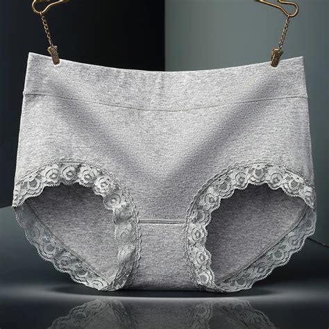 Comfortable Natural Cotton Panties Lace Women Underwear Breathable Lady