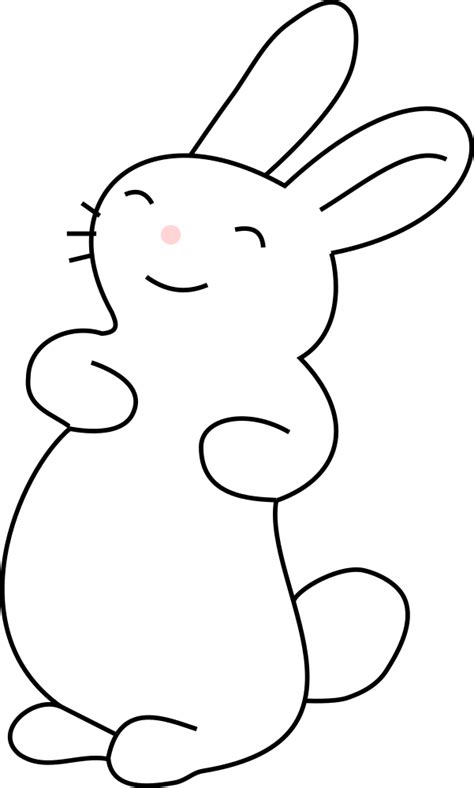 Onlinelabels Clip Art White Rabbit