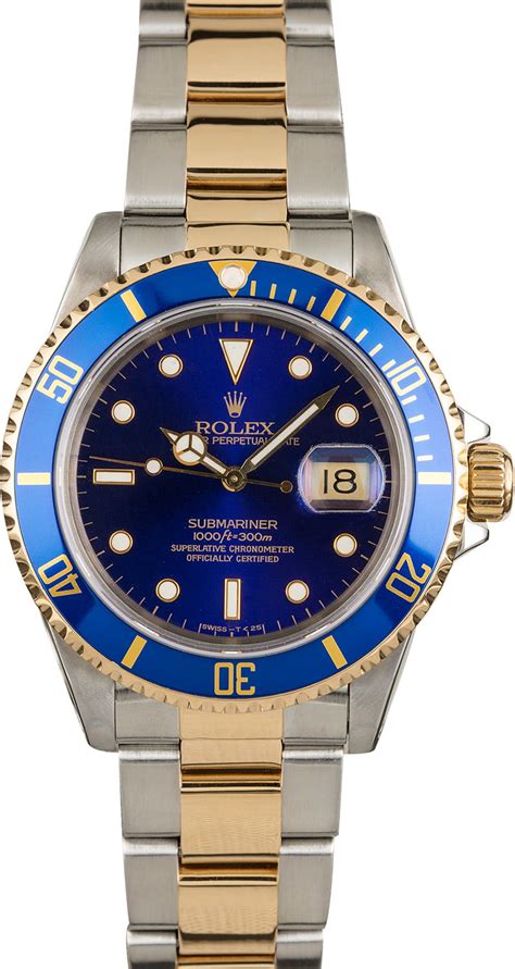 Designs for men or women. Buy Used Rolex Submariner 16613 | Bob's Watches - Sku ...