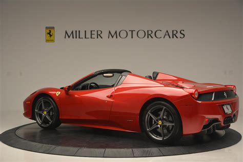 Pre Owned 2013 Ferrari 458 Spider For Sale Miller Motorcars Stock