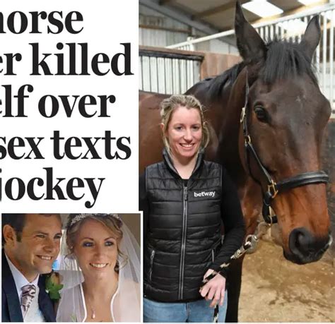 Racehorse Trainer Killed Himself Over Wifes Sex Texts From Jockey