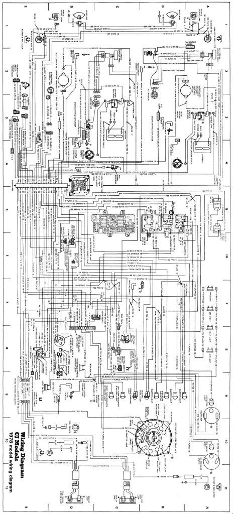 We want your wiring diagrams! Jeep CJ5 Wiring Diagram - 1978 - I want a Jeep!