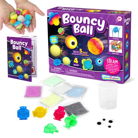 Taonmeisu Make Your Own Bouncy Ball Kit Diy Super Bouncy Ball Kit