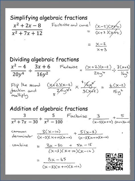 Maths Formula Booklet Ks3 Math Formulas