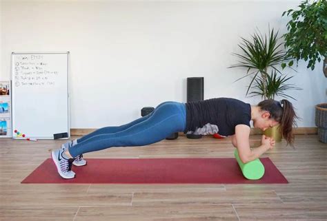 Foam Roller 15 Minutes Abs Workout Workoutfrolic
