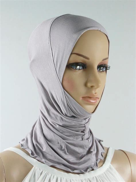 Muslim Inner Cap Hijab Women Underscarf Solid Color Buy Inner Hijab