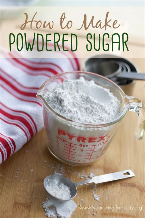 how-to-make-powdered-sugar-nourishing-simplicity