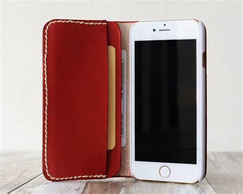 Personalized Leather Iphone 5 Case Iphone 5 Wallet Iphone Etsy