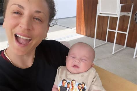 Kaley Cuoco Shares Photo Of Babe In NSYNC T Shirt
