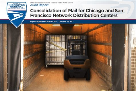 Usps Oig Report Consolidation Of Mail For Chicago And San
