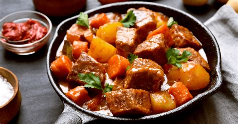 That's why it's traditionally braised in stock and turned into beef stew. Old-Fashioned Beef Stew - Insanely Good