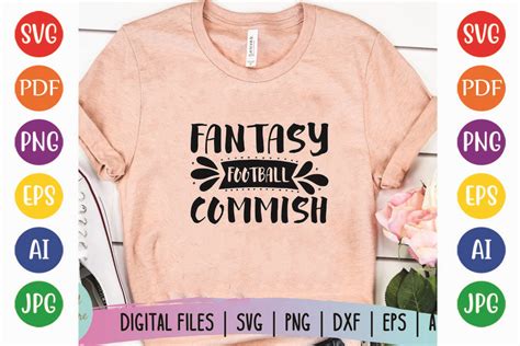 Fantasy Football Commish Graphic By Svg Cut File Designs Creative Fabrica