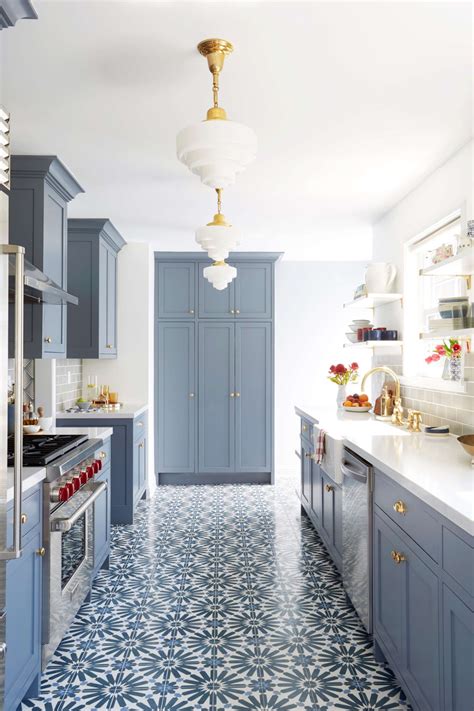 With these creative diy ideas, you can update your kitchen cabinets without the intricate designs of tin ceiling tiles make them great accents for cabinets, especially when painted. 18 Beautiful Examples of Kitchen Floor Tile