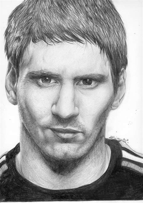 Pencil Drawings Of Lionel Messi Pencildrawing2019