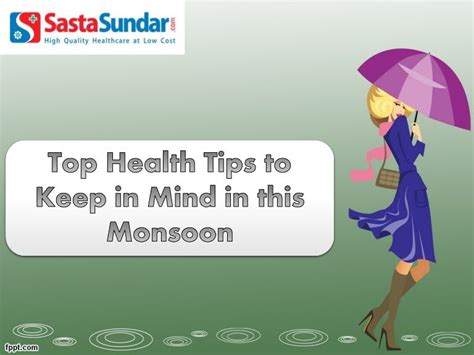 top health tips to keep in mind in monsoon