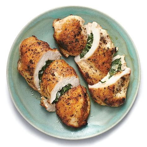 Spinach And Feta Stuffed Chicken Breasts Recipe Myrecipes