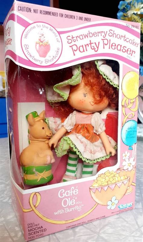 Strawberry Shortcake Party Pleaser Cafe Ole Doll New In Box Etsy