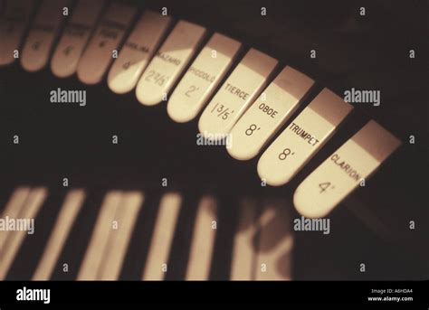 Organ Keys High Resolution Stock Photography And Images Alamy