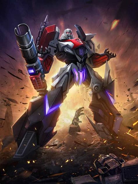 Decepticon Leader Megatron Artwork From Transformers Legends Game