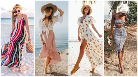10 Stylish Beach Outfit Ideas For Summer In 2020 Beach Outfit Women