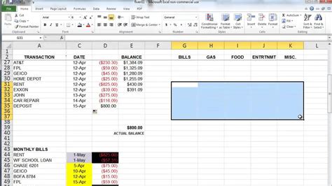 How To Create A Budget In MS Excel ITS