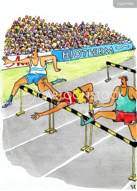Hurdle Race Cartoons And Comics Funny Pictures From Cartoonstock