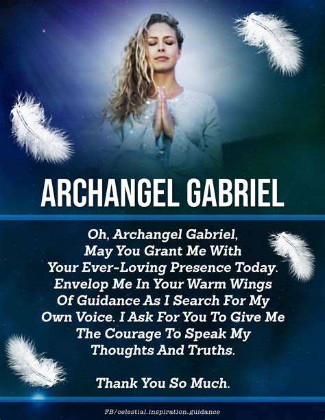 Archangel Gabriel Archangel Gabriel Archangels Archangel Prayers