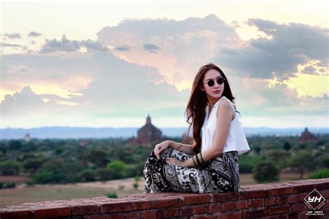Patricia Aka Sue Sha Naing Beautiful Moment Photos In Amazing Bagan Myanmar