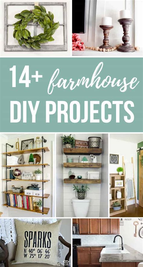 If you love rustic farmhouse, these projects will be right up your alley! Joanna Gaines Inspired Farmhouse DIY Ideas - Making Manzanita