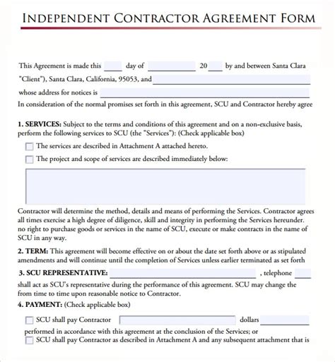 The 1099 form is meant for freelancers and independent contractors. Subcontractor Agreement - 13+ Free PDF , Doc Download