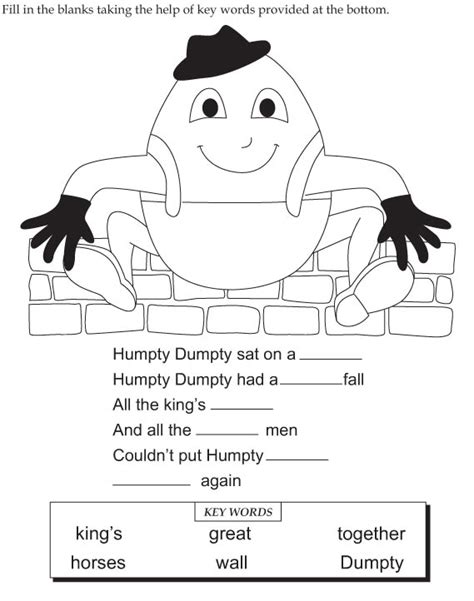 Printable Humpty Dumpty Activities Printable Word Searches