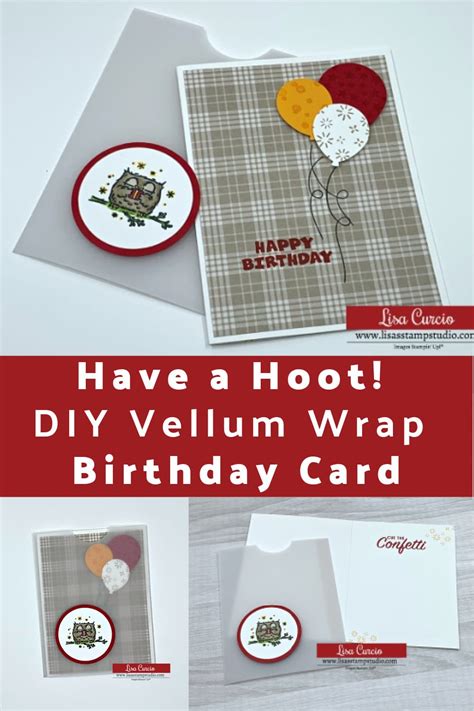 Vellum Wrap Card That Will Inspire You Make It In Minutes Card Ideas