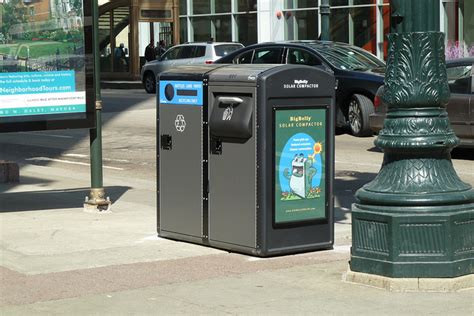 Smart Green Commercial Trash Cans