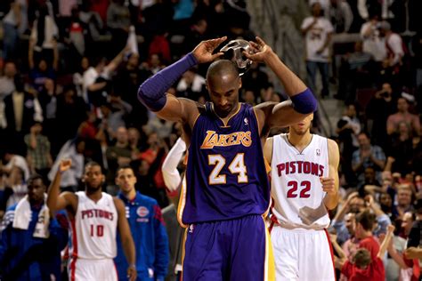Ranking Kobe Bryants Top 10 Games Against The Detroit Pistons