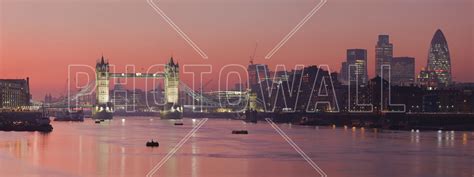 London Skyline In Sunset Wall Murals Online Photowall