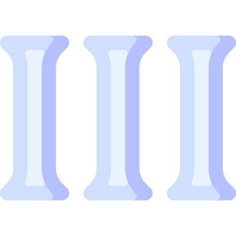 Roman Numerals Special Flat Icon