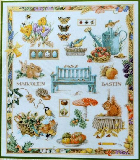 Providing good and quality counted cross stitch patterns and charts with nice design. The Four Seasons - Marjolein Bastin by Lanarte - Kit ...