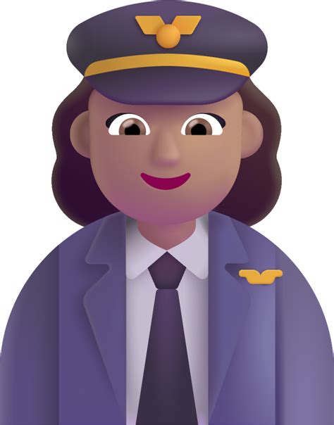 Woman Pilot Medium Emoji Download For Free Iconduck