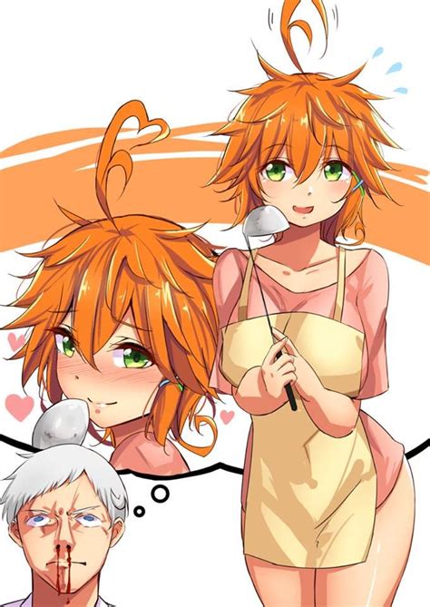 Imágenes Norman X Emma Del Anime The Promised Neverland Probablemen