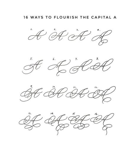 Isobel Hsu On Instagram “16 Ways To Flourish The Capital A